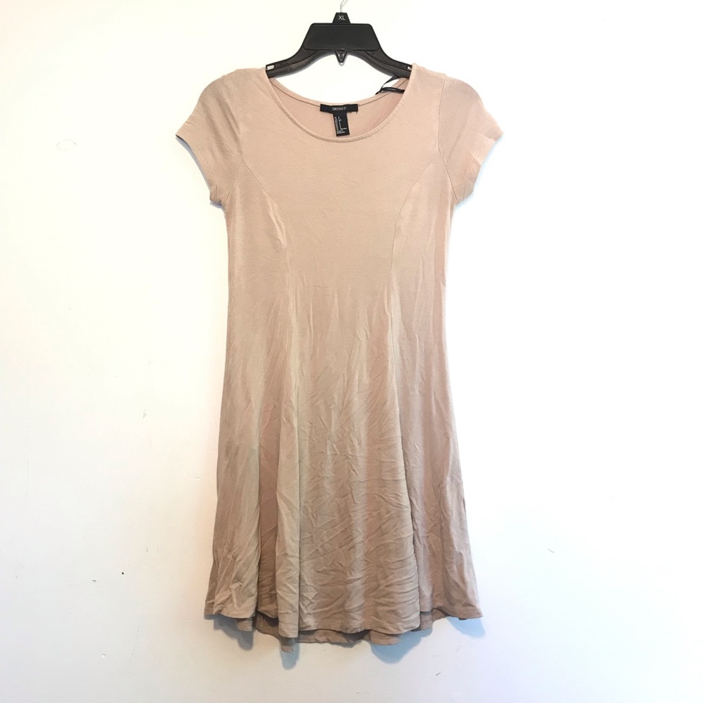 Tan baby doll dress